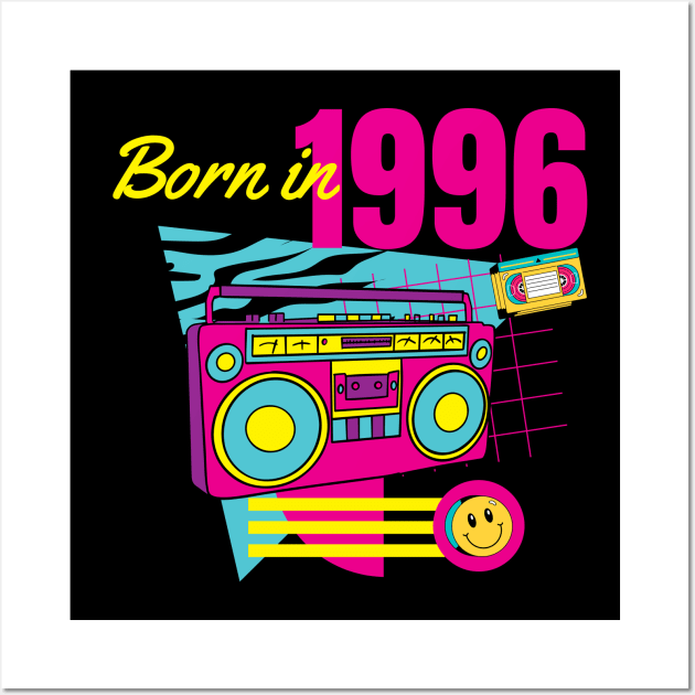 Born in 1996 Wall Art by MarCreative